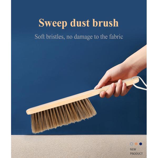 Customized Packaging Natural Wooden Handle Cleaning Brush Straight Shank For Household