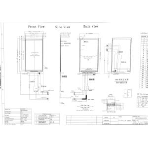 Resolution 720x1280 TFT LCD Touch Screen 5 Inch MIPI Interface