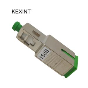 China Fixed Fiber Optical Attenuator 10 DB  15 Db , LC UPC Single Mode Attenuator on sale
