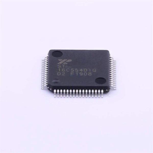 Four Channel UART IC 16 Byte 2.97V To 5.5V ST16C554DIQ64-F