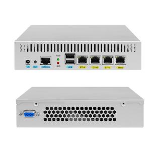 China PFsense Soft Router Firewall PC , Desktop Mini Pc D525 4 Gigabit LAN wholesale