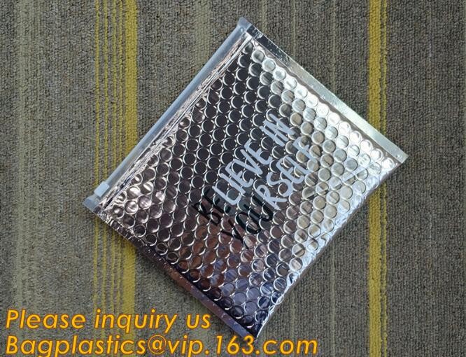 Flat Envelopes Zip lock Bubble Bag, Low Price Most Popular Bubble Slider Bag,Plastic PE Material Mailer Slider Air Ziplo