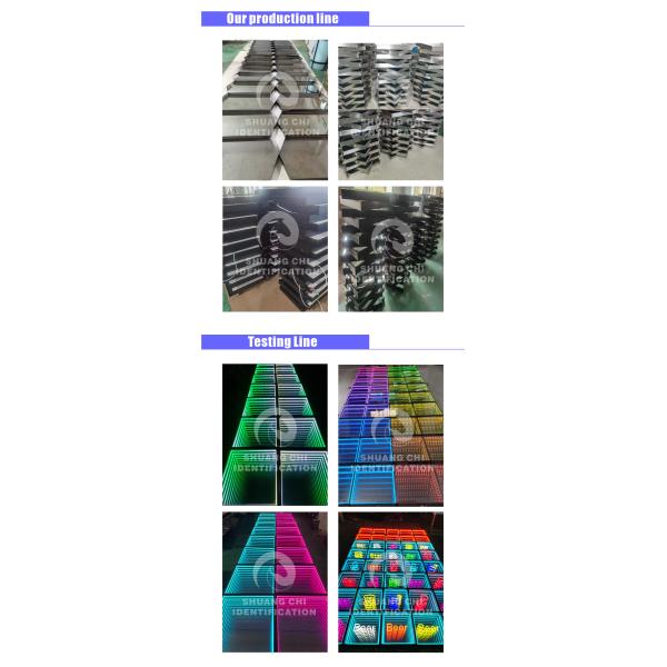 Full Color LED Dance Floor Interactive Floor Tiles Brick Lights