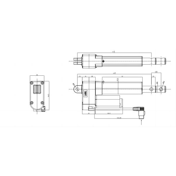 Copper 24v Electric Linear Actuator Electrical Products Linear Electric Motor 50-80W