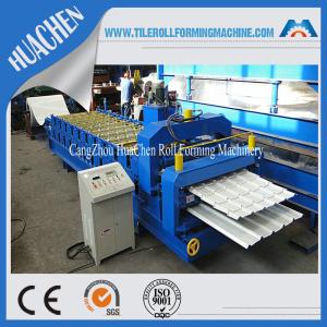 China Wall Double Layer Roll Forming Machine With Panasonic Omron Encoder on sale