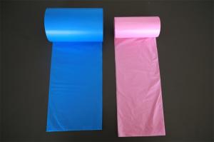 LDPE / HDPE Plastic Garbage Bags Biodegradable , Strength Custom Rubbish Bags
