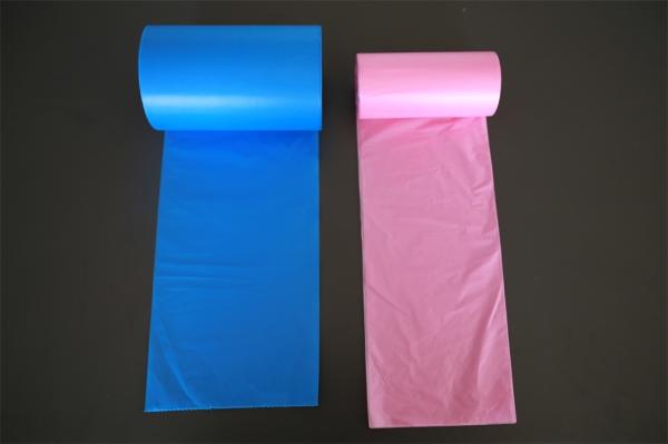 Quality LDPE / HDPE Plastic Garbage Bags Biodegradable , Strength Custom Rubbish Bags for sale