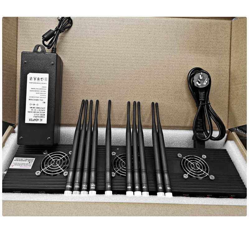 5g Mobile Phone Signal Jammer 10 band is used for mobile phone signal shielding in prison detention center wifi signal