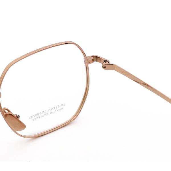 Fashion Designer IP Plating Pure Titanium Optical Frames 88203