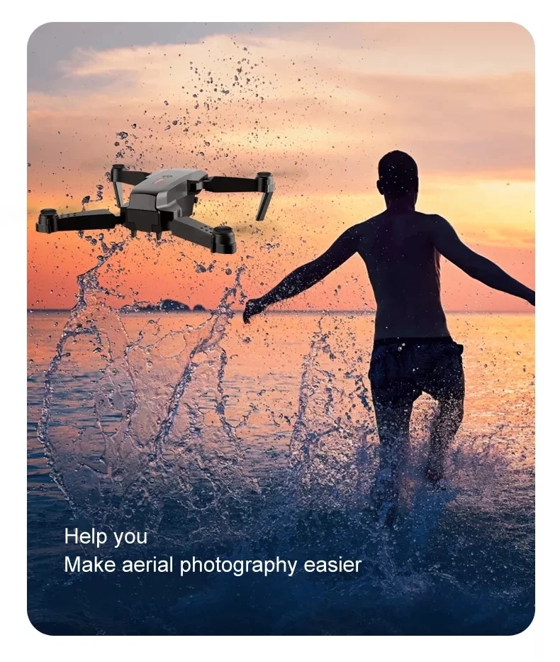E88 Pro Aerial Drone Remote Controlled Airplane Toy Fixed Height Drones Quadcopter 4k Professional FPV Drone