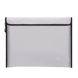 Hook And Loop Open Fireproof Envelope For Cash / Documents / Passport
