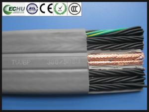 China Flat Elevator Cable with Communication Cable, Flat Traveling Cables wholesale