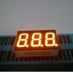 0.36 Inch Numeric LED Display , Blue 3 dight 7 Segment Led Display 80mcd -