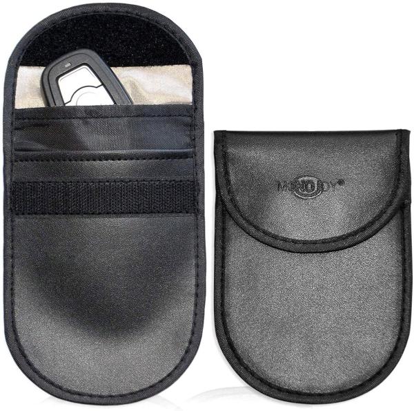Quality Farday Car Key Signal Blocking Case MONOJOY Keyless Entry Fob Guard 2 Pack for sale