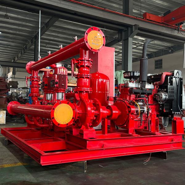 High Pressure Electric Diesel Pump Fire Fighting Pump Set System Water Supply