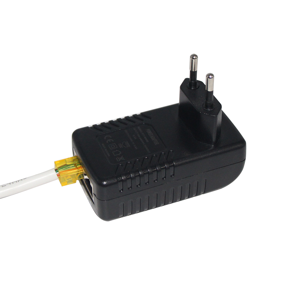 48V to 24V 12V 5V POE Splitter with 2 RJ45 Ports 1Gbps