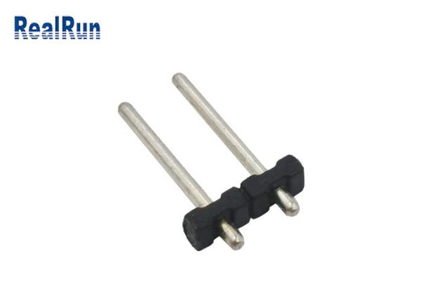 Quality PBT 5.0mm Pin Header Round Pin Connector H2.0 1X2P Headers 10A Single Row for sale