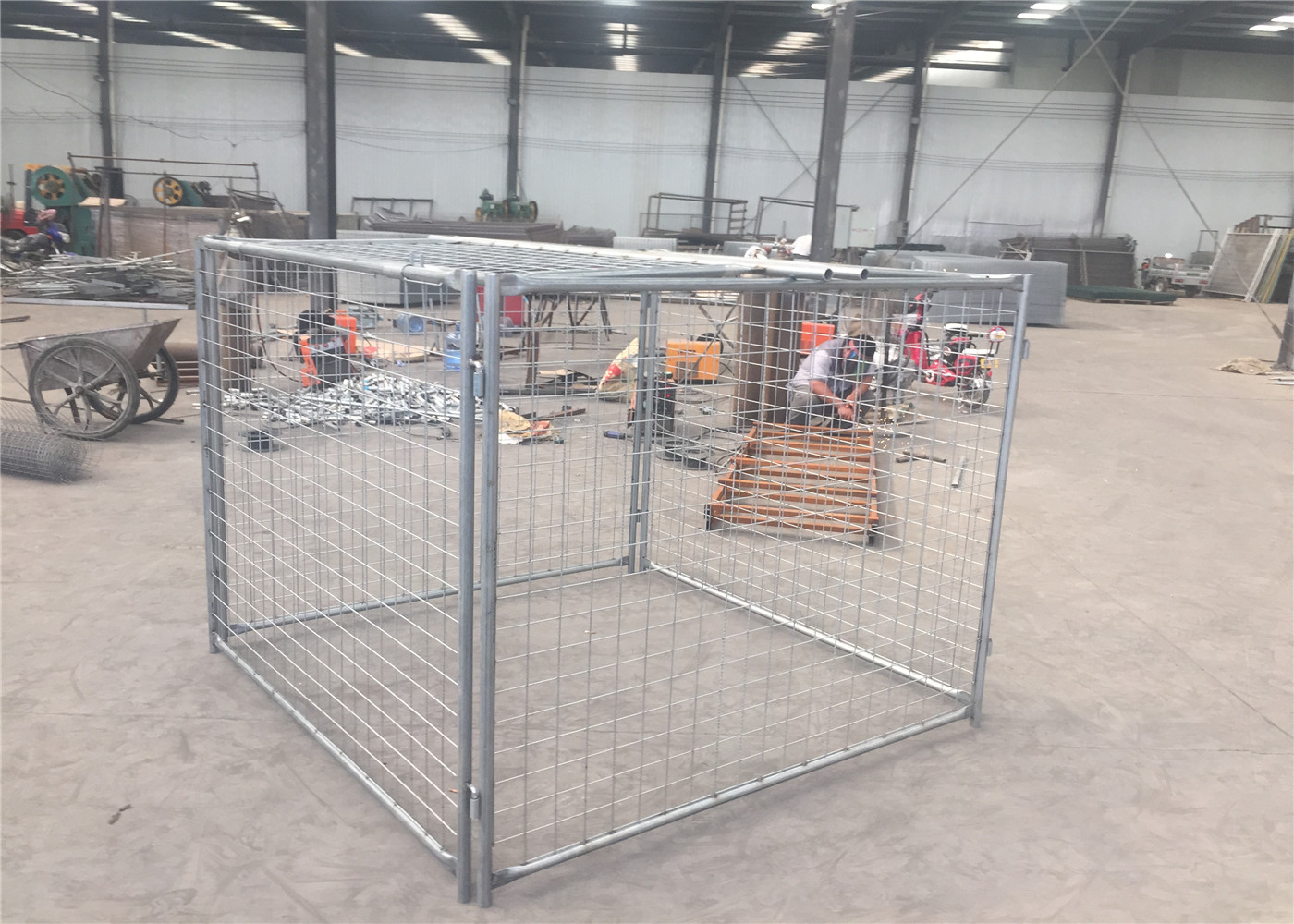 China Australian hot sale galvanized steel wire rubbish cage wholesale
