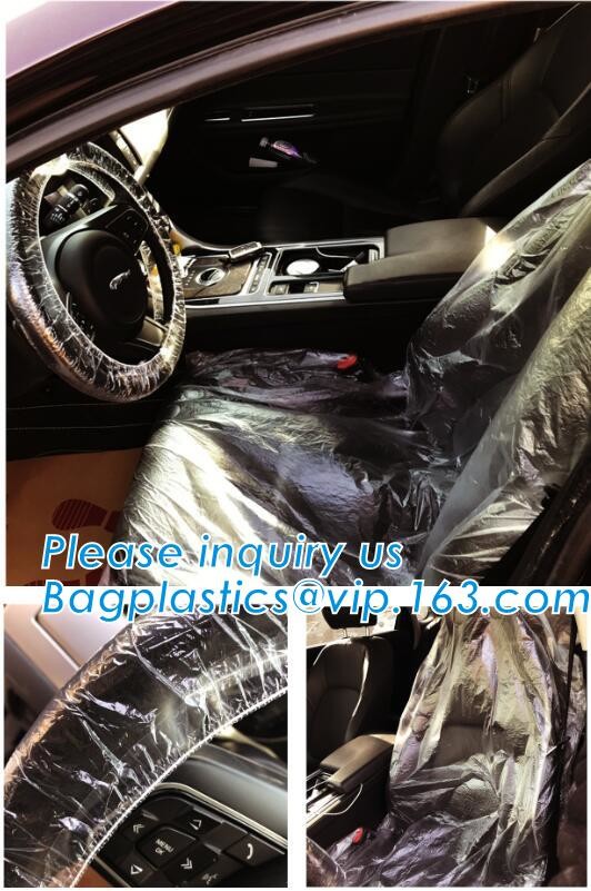 customized plastic car seat cover fit for all seats, Custom Car Seat Cover Package Disposable PE Plastic, limited, ltd,