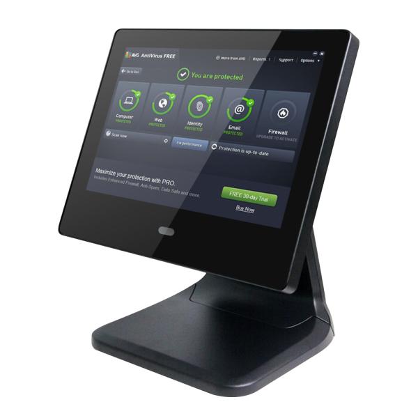 Quality 12 Inch 64G SSD Windows POS System Hardware  Built In 2D Scanner NFC for sale
