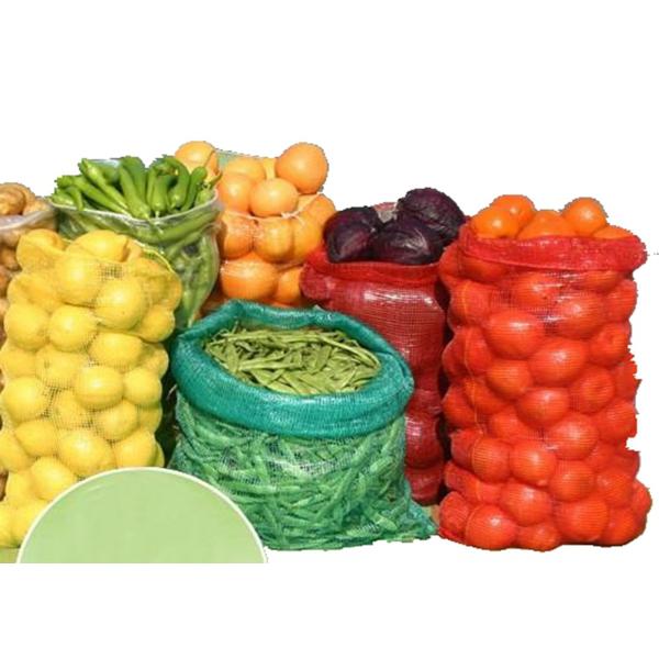 Drawstring Reusable Mesh Produce Sacks For Packing Vegetables And Fruits 20kg - 50kg