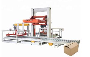 China Stacking Robot Palletizer Machine 380V Auto Stretch Wrap Machine wholesale