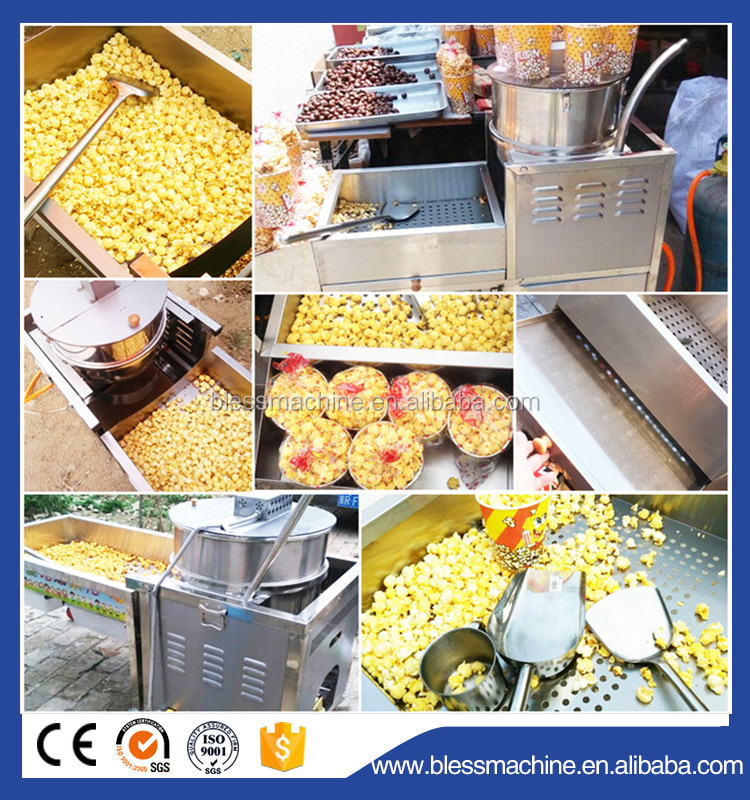 2022 Newest Design Popcorn Machine Parts with Easy Operation and 530mm Diameter Pan