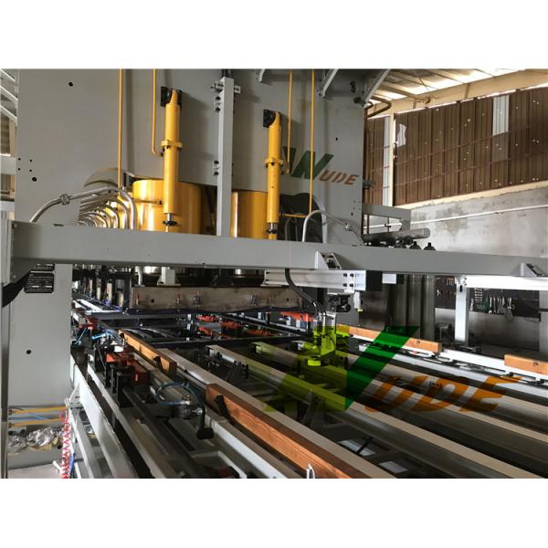 Short Cycle Double Sided Synchronous Laminating Line 6×12 High Efficiency