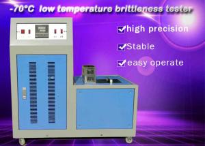 China Low Temperature Brittleness Tester Rubber Testing Instruments High Performance wholesale