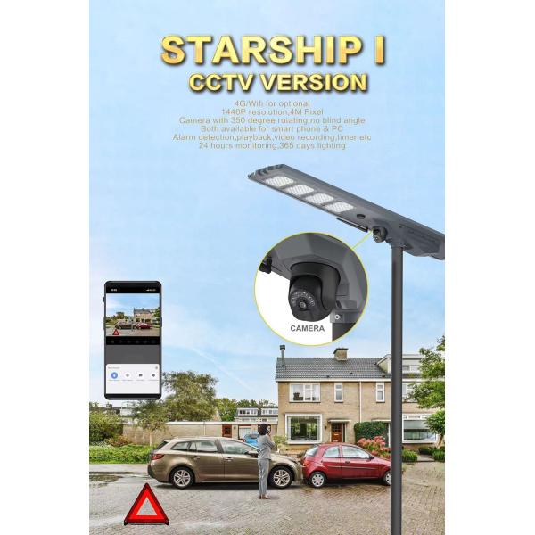 Consumption Monitoring Program Smart Lighting Solar Street Light With Camera