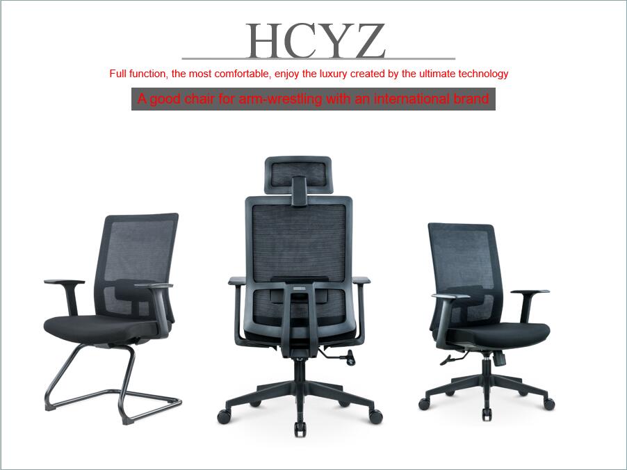 Customize Lumbar Support Full Mesh Black Executive Office Chair with BIFMA Certificate