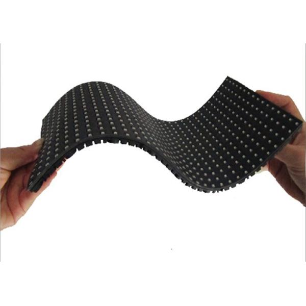 Animation Video P16 Flexible LED Display Screen Rental For Railway Station