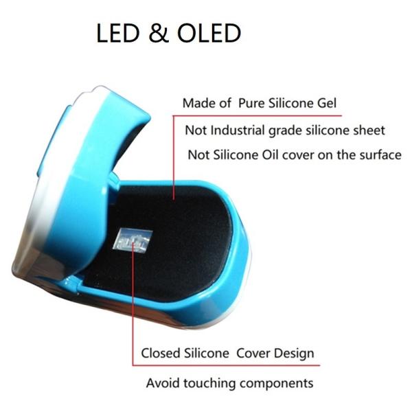Color OLED Fingertip Pulse Oximeter FDA Approved