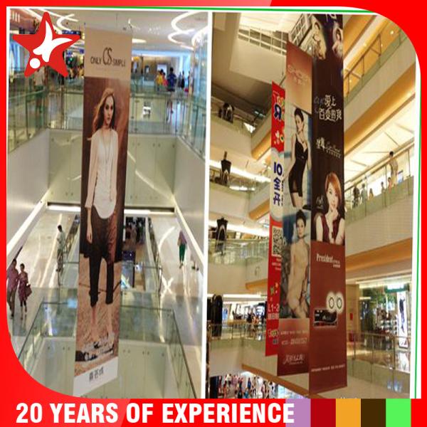 supermarket hanging mesh banner