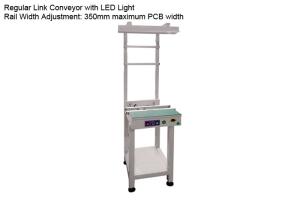 China 350mm Normal PCB Inspection Conveyor , 1m 0.8m Board Handling Systems wholesale