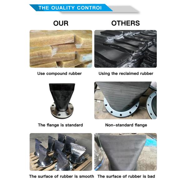 Flanged Rubber Duckbill Check Valve For Flood Control By Acid Media Connection Type