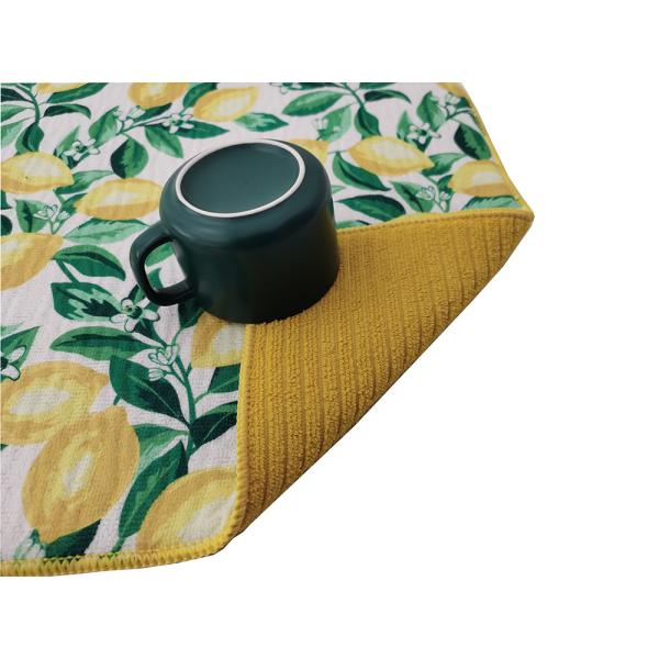 Eco-Friendly Microfiber Dish Drying Mat 200gsm Countertop Pad