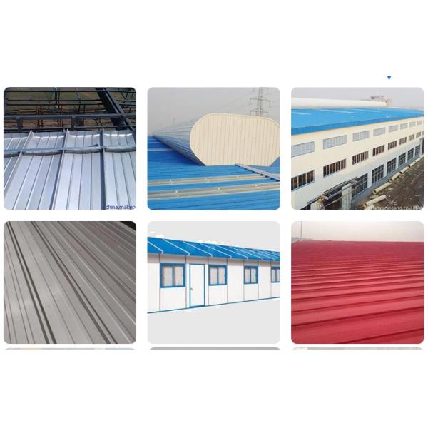 Seamless Self Lock Roofing Sheet Panel Roll Forming Machine For Building