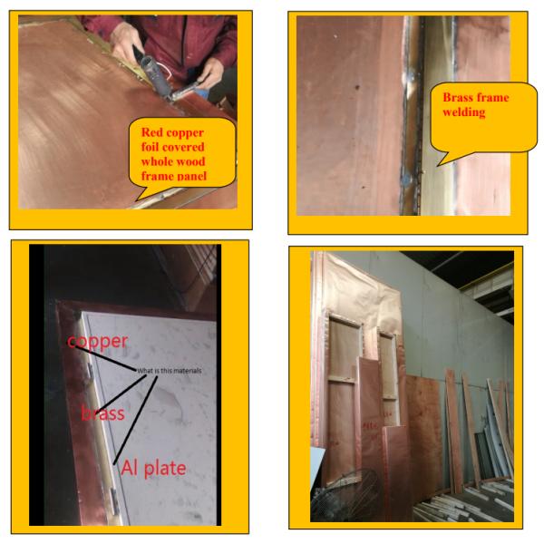 Standard Size Radiation Protection Doors 1.2m X 2.1m For Rf Cage Mri Room