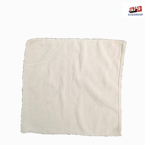 Quality Non Speckled Lint Free Square Cotton White Towel Rags For Ship Cleaning for sale