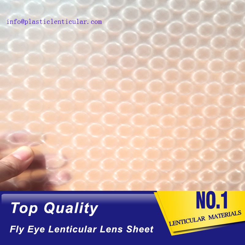 PLASTIC LENTICULAR clear fly-eye plastic sheet fly eye lens film material with 360 3d effect