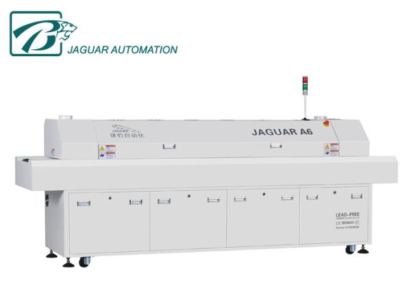 Quality Up 6 Bottom 6 Heating Zones LED Reflow Soldering Machine Fast Speed Self Failure Diagnosis for sale