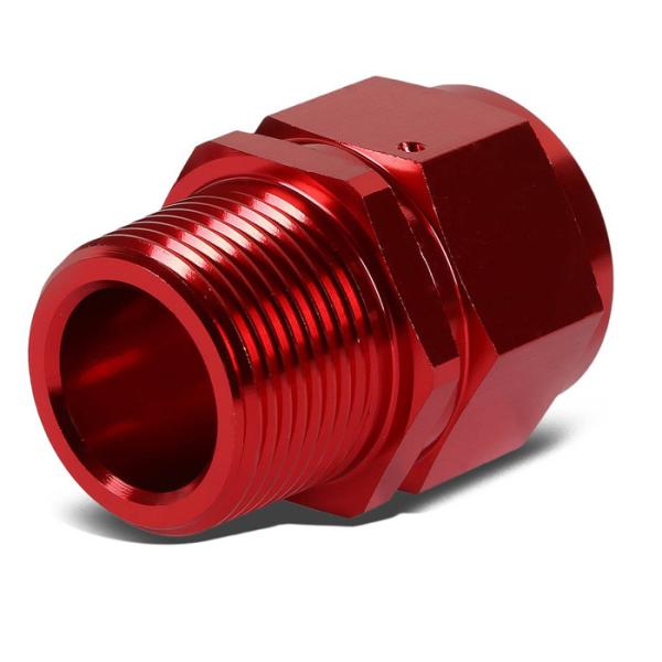 Mild Steel Custom CNC Machining , Red CNC Turning Mechanical Parts