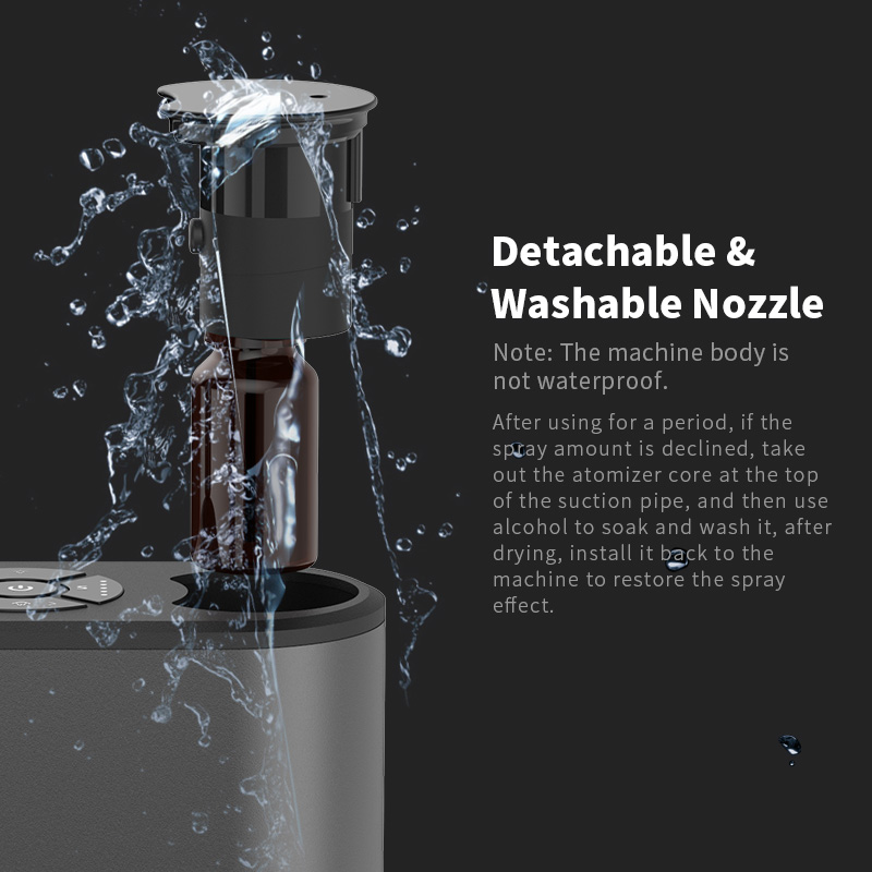 HOMEFISH Rechargeable Pure Aroma Diffuser Waterless Atomizing Diffuser Humidification