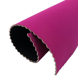 China Elastic SCR Nylon Rubber Sheet , Chloroprene Patterned Neoprene Fabric wholesale