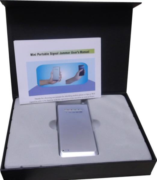 Quality Portable GPS Signal Jammer Built-in Antenna With AC And Car Adaptor 808SF1 for sale