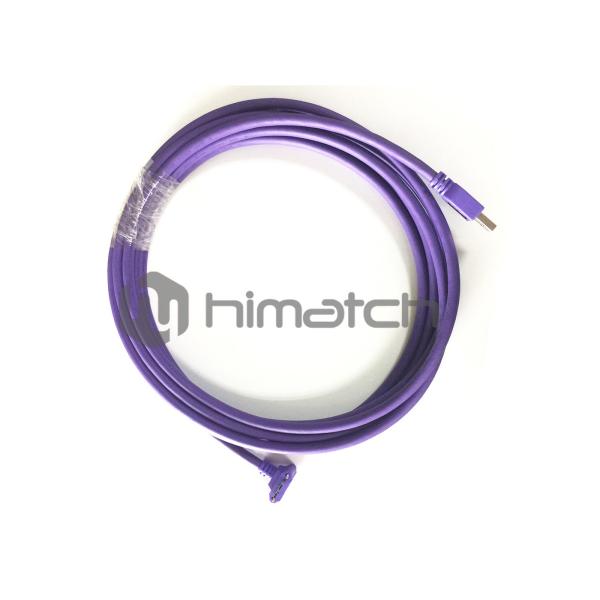 Left Angled Micro USB3 Vision Cable 6.0mm OD For Industrial Camera CE Certified