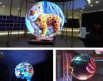 Full Color External Led Sphere Display , Led Video Ball With Diameter 1 Meter