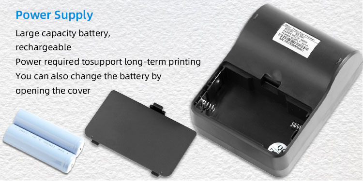 58mm Thermal Online Shopping Printer with 203pdi Resolution No Color Print Speed