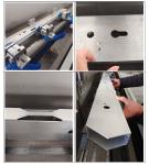 3 Axis CNC Controlled Profile Machining Center Working With Profile 3 Sides On